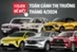 Doanh số ô tô tháng 4/2026: Toyota Veloz Cross bất ngờ dẫn đầu nhóm xe xăng dầu, VinFast áp đảo chiếm trọn 5 vị trí top đầu