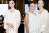 Phương Oanh chọn phong cách tối giản dự đám cưới Việt Hoa