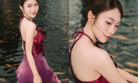 MC Khánh Vy "đốn tim" fan với bờ vai trần nõn nà, gợi cảm bất ngờ