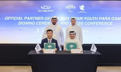 Chery đồng hành cùng Đại hội Thể thao Người khuyết tật Đông Nam Á 2025, nổi bật trên sân khấu thể thao toàn cầu với đam mê và khát vọng