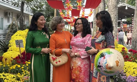 Ngập tràn sắc xuân giữa lòng bệnh viện 0