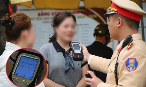Nhiều tài xế ở Hà Nội bị xử phạt vi phạm nồng độ cồn sau buổi gặp mặt đầu Xuân