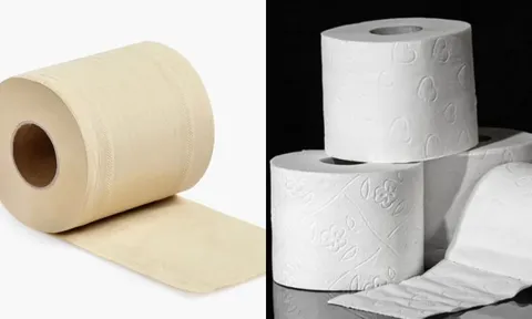 Giấy vệ sinh màu vàng và màu trắng loại nào tốt hơn?