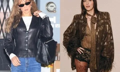 Sao ngoại theo đuổi họa tiết da báo