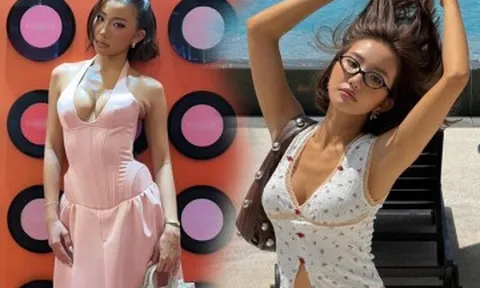 Sau ly hôn chồng thiếu gia, hot girl 2k4 mặc "hở bạo" đi sự kiện gây tranh cãi, dân mạng tiếc nuối nhan sắc xưa