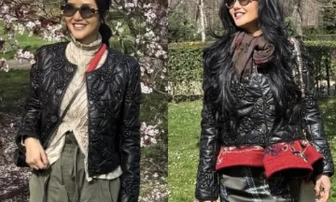 Hồng Nhung được khen gu mặc "không đụng hàng" trên phố châu Âu