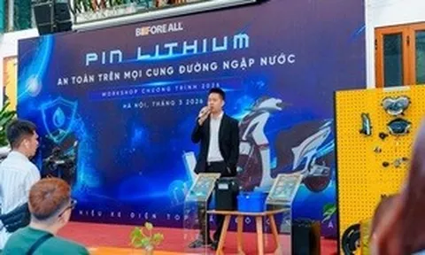 Before All thử thách ngâm pin xe điện trong nước