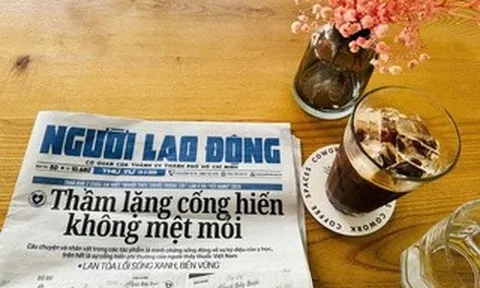 Cà phê, Báo Người Lao Động và tôi