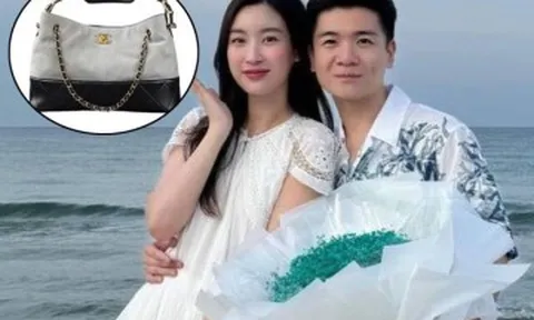 Đỗ Mỹ Linh được anh chồng tặng túi hiệu hàng hiếm gần 316 triệu đồng