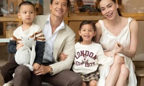 Gu mặc đồng điệu của gia đình Hồ Ngọc Hà