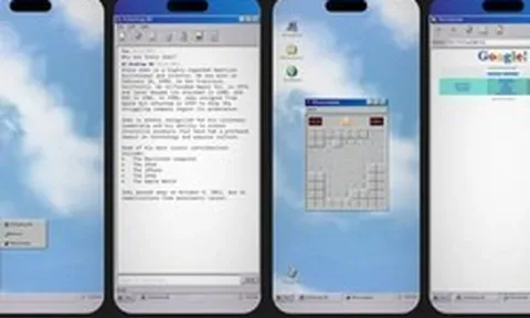 Gửi AI về năm 1998, một lập trình viên tạo ra Windows 98 "biết nói", có cả dial-up và Minesweeper