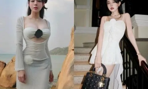 Váy áo tôn đường cong của bạn gái hậu vệ Vũ Văn Thanh