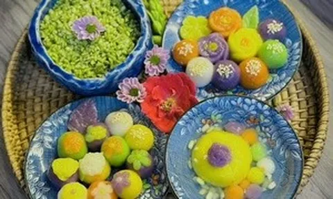 Cách làm bánh trôi bánh chay ngũ sắc ngày Tết Hàn thực