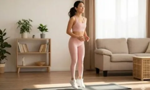 Bài tập nhảy tại chỗ 50 giây của người Nhật giúp giảm mỡ thừa