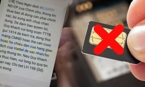 Thời hạn xác thực thuê bao di động để tránh bị khóa SIM 2 chiều, thu hồi số