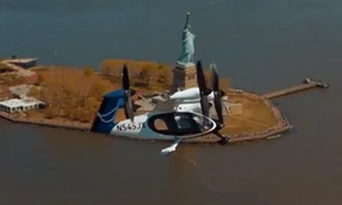 Taxi hàng không thử nghiệm tại New York, kết nối với sân bay trong 10 phút