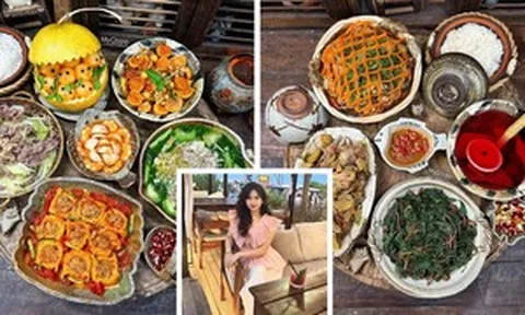 Mẹ đảm khoe mâm cơm nhà, chồng hài hước 'nhờ cộng đồng mạng nên được ăn ngon'