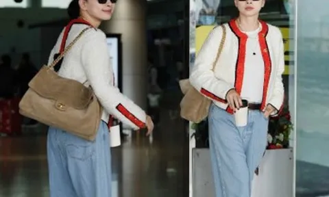 Ngô Thanh Vân diện set đồ hơn 500 triệu đồng đi công tác