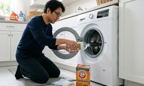Cách vệ sinh sâu cho máy giặt mà không cần gọi thợ