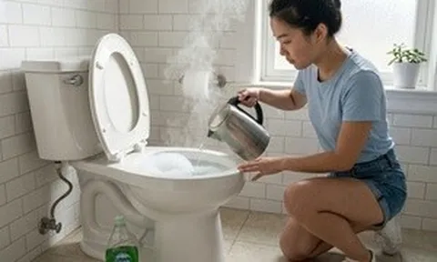 Mẹo thông tắc bồn cầu nhanh bất ngờ
