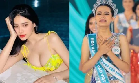 Hoa hậu Việt đăng quang chưa đầy 24h đã trả lại vương miện 4 tỷ đồng, nay là Thạc sĩ đẹp nóng bỏng