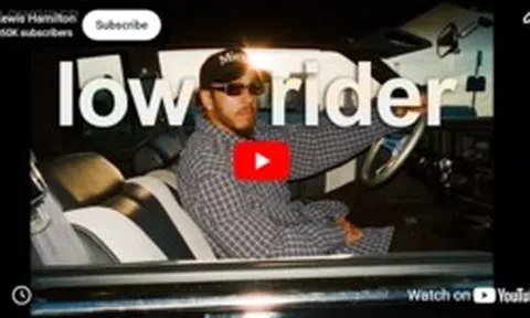 Khi huyền thoại F1 Lewis Hamilton 'đổi gió' với văn hóa độ xe Lowrider