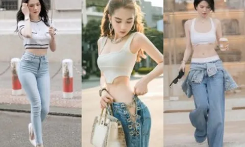 Bí kíp chọn quần jeans 10 năm không lỗi mốt của Ngọc Trinh