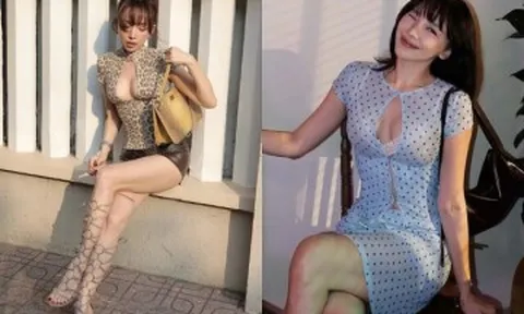 Trang phục cắt xẻ táo bạo của Tóc Tiên