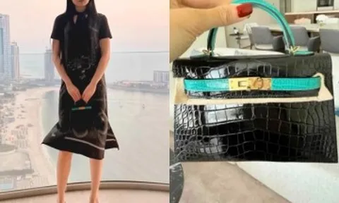 Kha Mỹ Vân đặt Hermès làm chiếc túi "không phải có tiền là mua được"