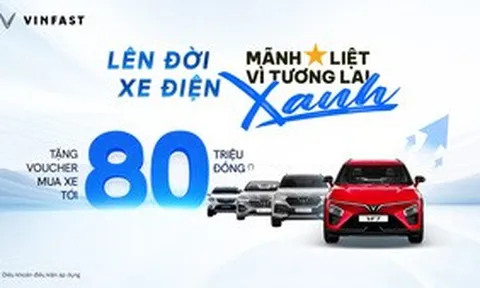 VinFast tặng voucher lên tới 80 triệu đồng để khách cũ chuyển đổi sang xe điện