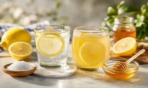 Buổi sáng nên uống chanh muối hay chanh mật ong?