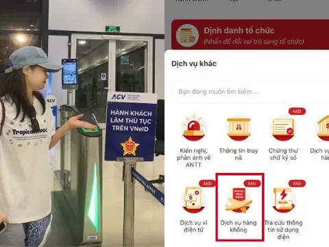 Từ nay, hành khách chỉ cần 10 giây để làm thủ tục tại sân bay nếu biết sử dụng mục này của VNeID
