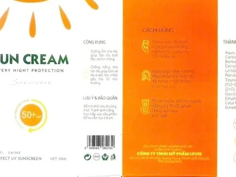 Phát hiện hai loại kem chống nắng giả, chỉ số SPF chưa tới 70% so với công bố