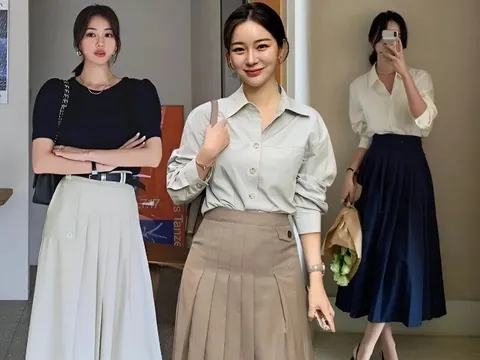Nàng công sở "ba mét bẻ đôi" cứ diện 4 chân váy này: Vừa thanh lịch lại tôn dáng cực đỉnh!