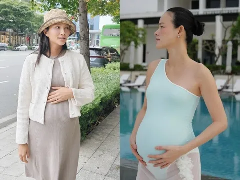 H’Hen Niê và Tuyết Lan đọ sắc vóc mẹ bầu sành điệu nhất showbiz Việt