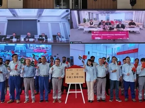 Shanghai Electric ra mắt Học viện Kỹ sư Xuất sắc Trung Quốc-Pakistan nhằm đào tạo nhân lực theo sáng kiến "Vành đai và Con đường"