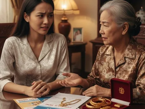 Mẹ chồng chỉ cho 5 chỉ nhưng đòi 'vay' hết cả 5 cây vàng tôi được mừng cưới 0