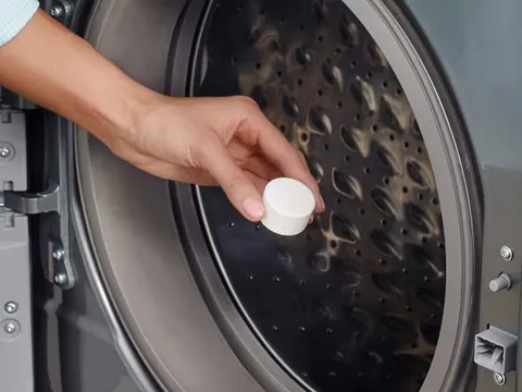 Máy giặt sạch bóng và thơm tho nhờ 2 nguyên liệu có trong nhà
