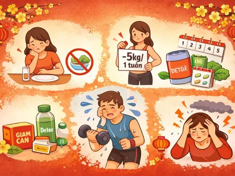 5 sai lầm nhiều người mắc khi giảm cân đón Tết 0