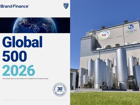 Yili duy trì vị thế trong 500 thương hiệu giá trị nhất thế giới