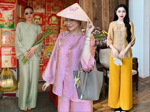 Không chỉ áo dài, một trend đồ Tết chuẩn phong cách "phú bà" khiến chị em mê mệt, sao Việt cũng thích