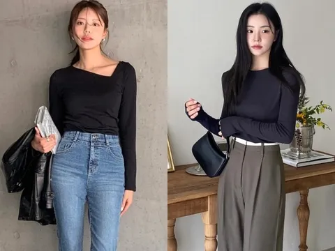 Trời chuyển lạnh là lúc áo thun dài tay "lên ngôi", 5 công thức vừa ấm áp lại trẻ trung mà chị em nên thử 