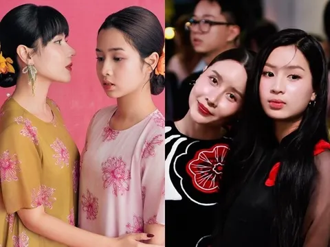 Vừa xuất hiện cùng mẹ, con gái Lưu Hương Giang - Hồ Hoài Anh đã chiếm trọn spolight