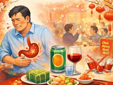 3 nguyên tắc 'vàng' khi uống rượu bia ngày Tết cho người viêm loét dạ dày 0