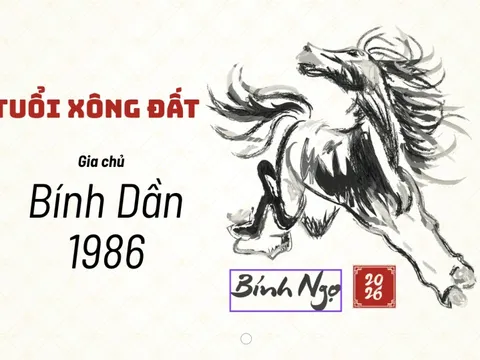 Tuổi xông đất năm 2026 cho gia chủ sinh năm 1986 0