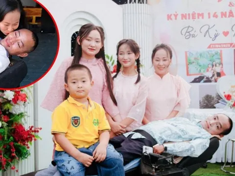 Người đàn ông liệt toàn thân vẫn nuôi cả gia đình ở Nghệ An, xây nhà khang trang, lo cho 2 con đi du học