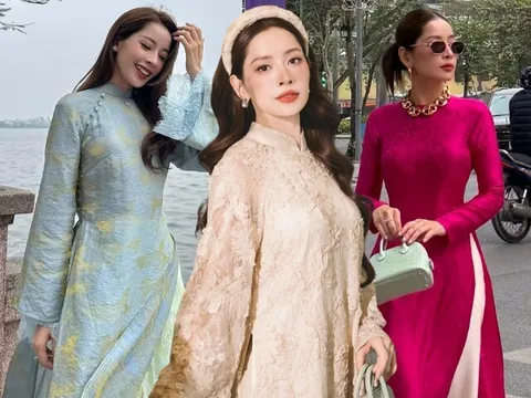 Chi Pu giữ đúng lời hứa “mỗi mùng một bộ”, xứng danh “nữ thần áo dài” mùa Tết