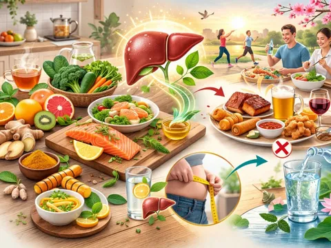 5 thực phẩm nên ăn để phục hồi gan sau chuỗi ngày quá tải vì rượu bia 0