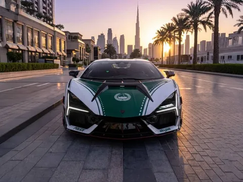 Mansory tặng cảnh sát Dubai siêu xe Lamborghini Revuelto độ cực hiếm 0