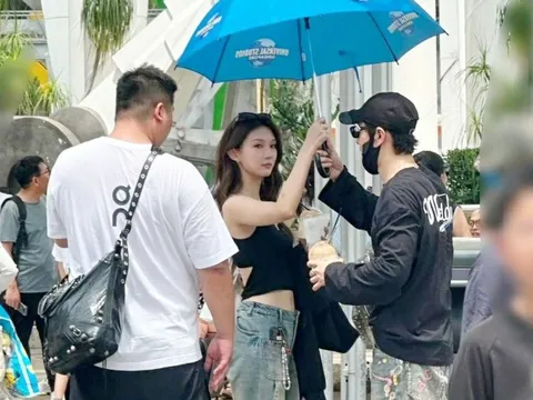 Nam diễn viên Huỳnh Hiểu Minh bị bắt gặp đang hẹn hò cô gái lạ xinh đẹp